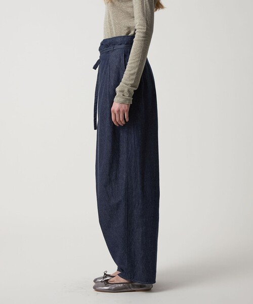 Steven Alan ライトオンス デニム クロスオーバー パンツ M Steven Alan＞ライトオンスデニム クロスオーバー パンツ