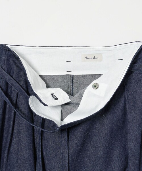 Steven Alan＞ライトオンスデニム クロスオーバー パンツ