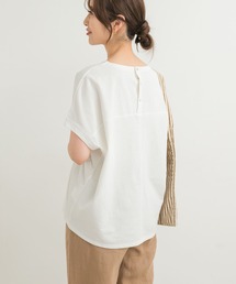 URBAN RESEARCH DOORS | リネンタッチBACKボタンプルオーバー(Tシャツ/カットソー)