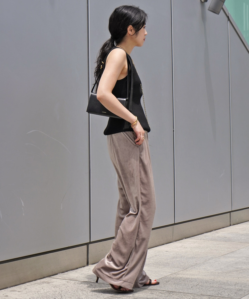 EVERYDAY I LIKE.(エヴリディアイライク)の「ALFRED Knitted Tank(ニット/セーター・レディース・ホワイト/ブラック・FREE)」の6枚目の写真