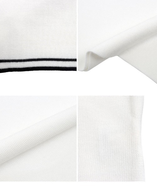 KOBE LETTUCE(コウベレタス)の「スナップボタンポロニットトップス(ニット/セーター・レディース・オフホワイト/ブラック/アイボリー系・M)」の15枚目の写真