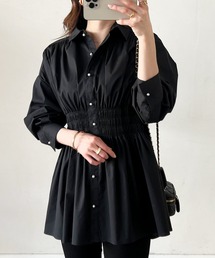 【satoha】Emma Taylor 黒 フリル付きモッズコート 美品 Emma Taylor - Emma Taylor エマテイラー ワンピース M 黒