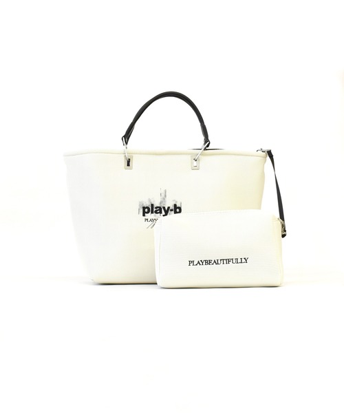 FUNALIVE(ファンアライブ)の「play-b 3way メッシュ ハンドバッグ L Size(ハンドバッグ・メンズ・ブラック/ホワイト系2/カーキ系2/カーキ/ホワイト系1/グレー系その他/オフホワイト/グレー/チャコールグレー/ベージュ系1/ベージュ/カーキ系1/グレー系1/ホワイト系3/モカ/サンドベージュ/ダークグレー・FREE)」の19枚目の写真