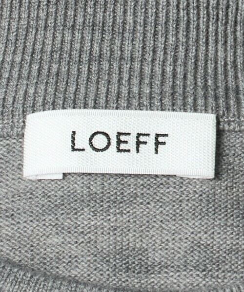 ニット セーター 「LOEFF」16ゲージ ショートスリーブ ニット レディース LOEFF＞16ゲージ ショートスリーブ ニット（ニット/セーター
