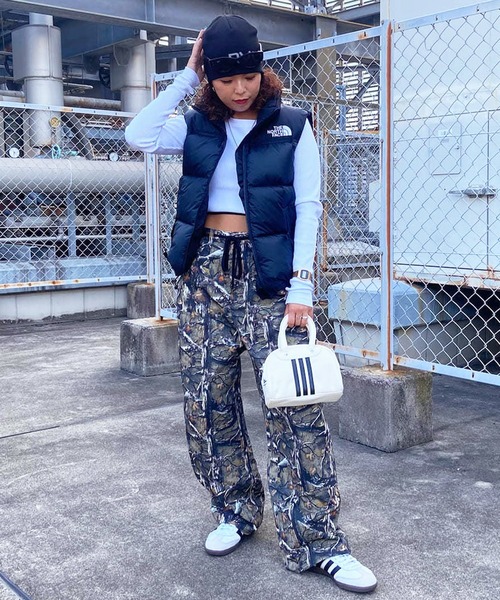 THE NORTH FACE（ザノースフェイス）の「THE NORTH FACE/ザ・ノース・フェイス NUPTSE VEST ダウンベスト ヌプシベスト 撥水 NDW92557（ダウンベスト・レディース・ブラック/ライトカーキ・S/XL/L/M）」の17枚目の写真