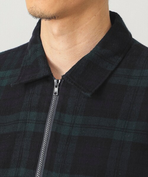 BEAMS（ビームス）の「ワイドフィット チェック プルオーバーシャツ（シャツ/ブラウス・メンズ・グリーン系その他/ブラック系その他・L/XL/S/M）」の17枚目の写真