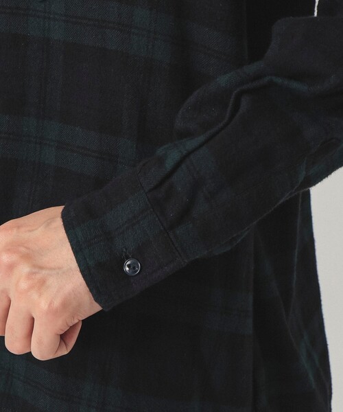 BEAMS（ビームス）の「ワイドフィット チェック プルオーバーシャツ（シャツ/ブラウス・メンズ・グリーン系その他/ブラック系その他・L/XL/S/M）」の18枚目の写真