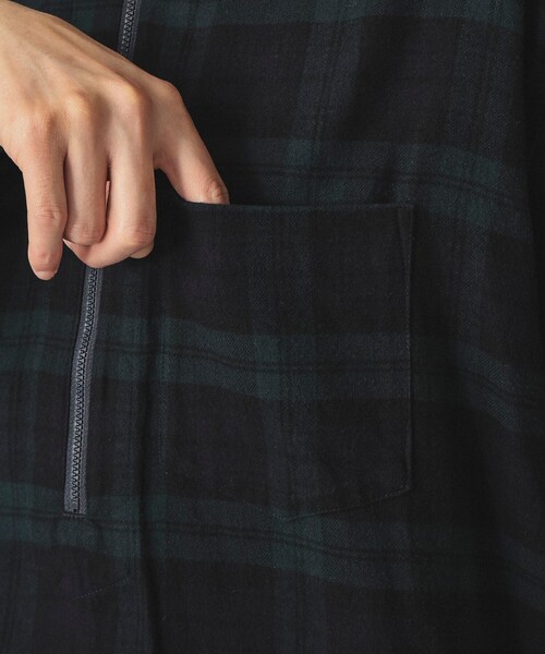 BEAMS（ビームス）の「ワイドフィット チェック プルオーバーシャツ（シャツ/ブラウス・メンズ・グリーン系その他/ブラック系その他・L/XL/S/M）」の19枚目の写真