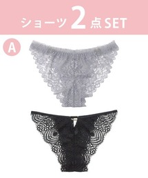 ANNEBRA（アンブラ）の「レースノーマルショーツ2枚セット（ショーツ）」