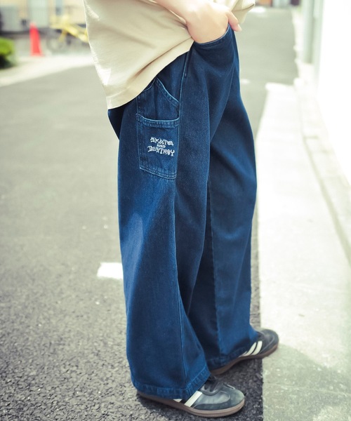 THRASHER(スラッシャー)の「PAINTER PANTS/THRASHERスラッシャーペインターパンツ(その他パンツ・メンズ・ベージュ/グレー/ワンウォッシュ・MEDIUM/LARGE/X-LARGE)」の3枚目の写真