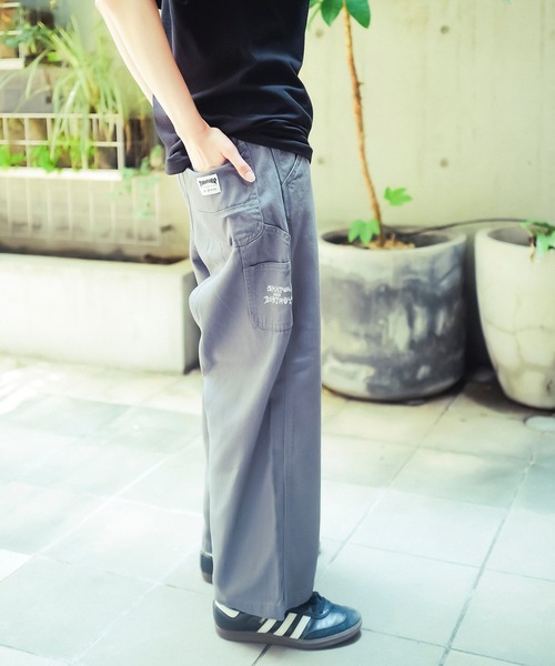 THRASHER(スラッシャー)の「PAINTER PANTS/THRASHERスラッシャーペインターパンツ(その他パンツ・メンズ・ベージュ/グレー/ワンウォッシュ・MEDIUM/LARGE/X-LARGE)」の11枚目の写真