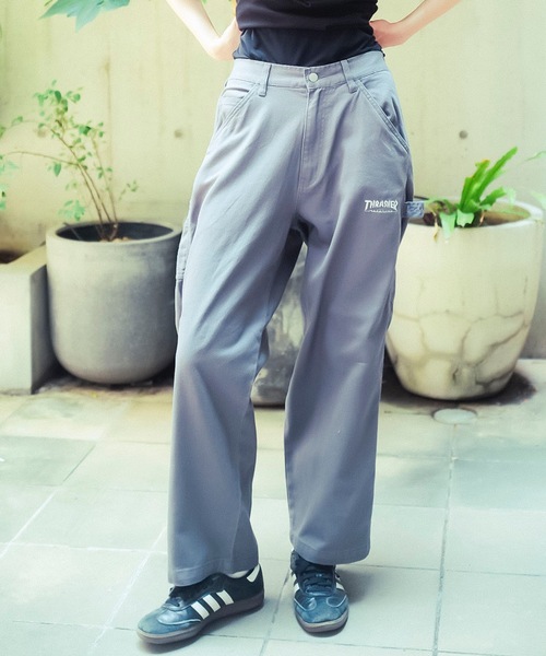 THRASHER(スラッシャー)の「PAINTER PANTS/THRASHERスラッシャーペインターパンツ(その他パンツ・メンズ・ベージュ/グレー/ワンウォッシュ・MEDIUM/LARGE/X-LARGE)」の14枚目の写真