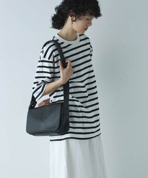 Libra Cue（リブラ キュー）の「ビックシルエットボーダーTシャツ（Tシャツ/カットソー・レディース・その他1/その他2・FREE）」の4枚目の写真