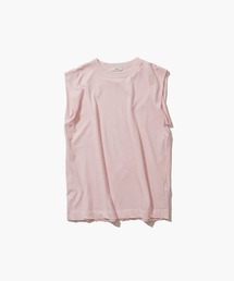 ATON ベビーピンク　Tシャツ フレスカ サーキュラー リブ パーフェクトティー｜ATON(エイトン