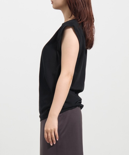 ATON/エイトン】FRESCA SINGLE JERSEY TANK TOP/スリーブレス