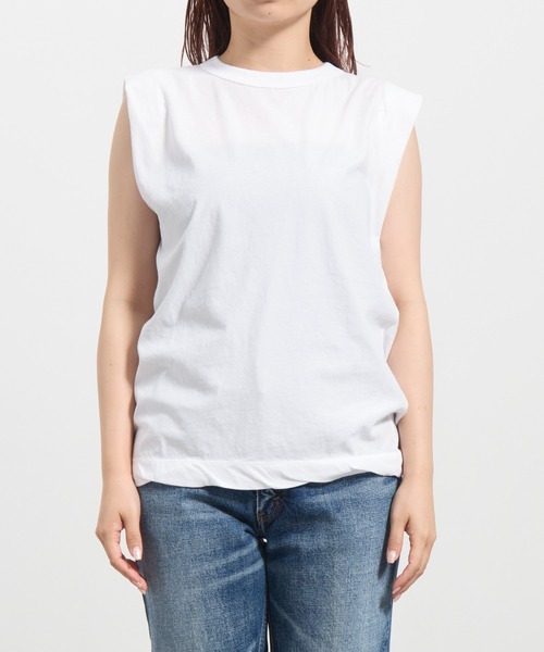 ATON/エイトン】FRESCA SINGLE JERSEY TANK TOP/スリーブレス
