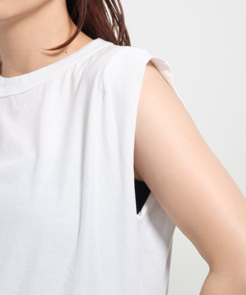 ATON/エイトン】FRESCA SINGLE JERSEY TANK TOP/スリーブレス