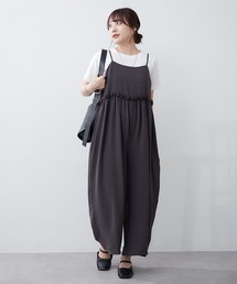 ルーズサロペット+TシャツSET