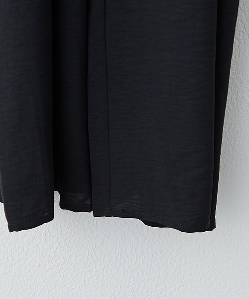 Remind me and forever(リマインドミーアンドフォーエバー)の「ルーズサロペット+TシャツSET(ワンピース・レディース・ブラウン/ブラック/チャコールグレー・FREE)」の12枚目の写真