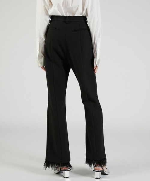 PRANK PROJECT（プランクプロジェクト）の「フェザーヘムパンツ / Feather Hem Pants（その他パンツ・レディース・グレー/ブラック・36/38）」の13枚目の写真