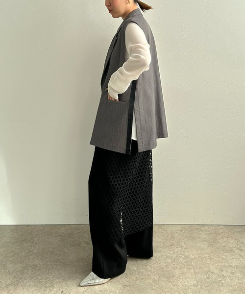 スリーブレスジャケット LHELBIE│Eimee Law & LHELBIE 公式