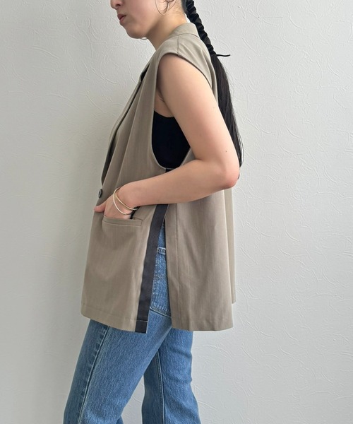 スリーブレスジャケット LHELBIE│Eimee Law & LHELBIE 公式