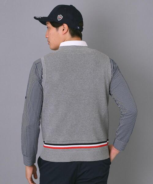 セール】【新レーベル ADABAT NAVY】トラディショナルニットベスト