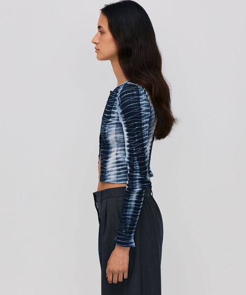 BACCA（バッカ）の「プリーツコットン ショートカーディガン（カーディガン/ボレロ・レディース・ネイビー/キャメル/ボルドー・S）」の14枚目の写真