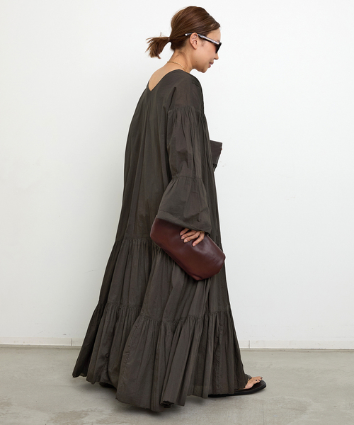 Deuxieme Classe Boucle gown ドゥーズィエムクラス Deuxieme Classe（ドゥーズィエムクラス）の「Twins cotton ロング