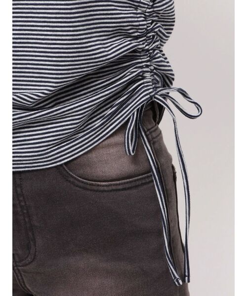 jouetie（ジュエティ）の「フリルカットフーディー（Tシャツ/カットソー・レディース・ネイビー/ブラック・MEDIUM）」の17枚目の写真