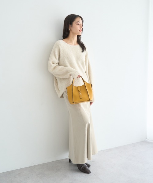 YECCA VECCA（イェッカヴェッカ）の「4wayミニバッグ（ハンドバッグ・レディース・イエロー/ボルドー/マスタード/シルバー系その他/ベージュ/ブラウン/ブラック・FREE）」の14枚目の写真