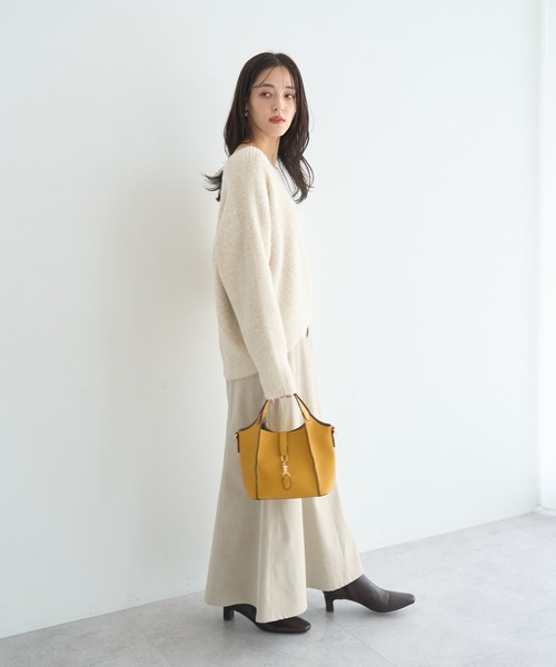 YECCA VECCA（イェッカヴェッカ）の「4wayミニバッグ（ハンドバッグ・レディース・イエロー/ボルドー/マスタード/シルバー系その他/ベージュ/ブラウン/ブラック・FREE）」の16枚目の写真