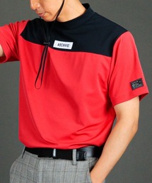 ARCHIVIO 【メンズ】吸水速乾半袖プルオーバー　モックネック メンズ】吸水速乾半袖プルオーバー|アルチビオ-アウトレット- - ゴルフ