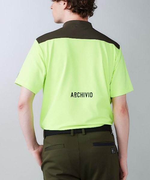 セール】<MENS>【メンズ】胸切替UV冷感プルオーバー（Tシャツ