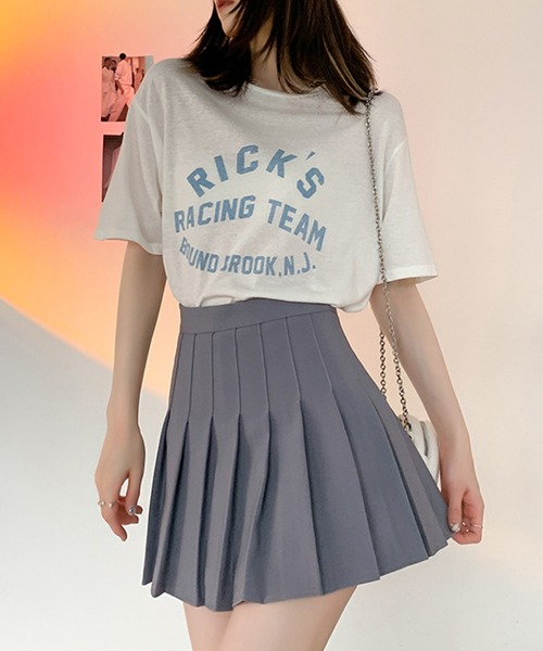 c.u.l（シーユーエル）の「ミニ ショーパン一体型 インナーパンツ付きプリーツスカート culw855（スカート・レディース・ブラウン/ブラック/ネイビー/ダークグレー/ベージュ/グレー・M/L）」の14枚目の写真