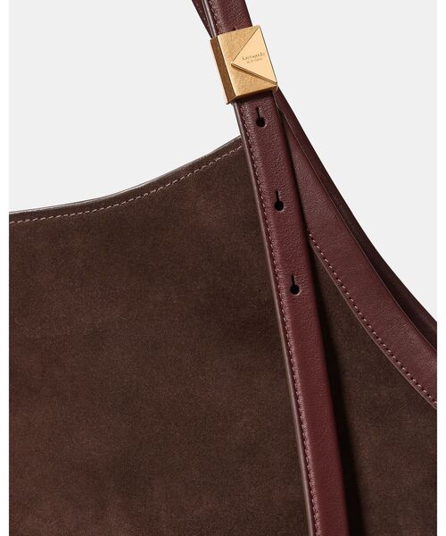 kate spade new york（ケイトスペード ニューヨーク）の「デコ スエード チューリップ トート バッグ（トートバッグ・レディース・ブラウン・ONESIZE）」の5枚目の写真