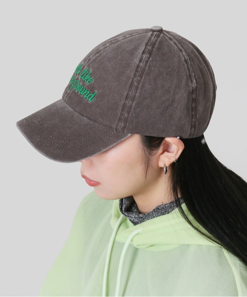 CONTROL FREAK(コントロールフリーク)の「CONTROL FREAK / CTFK(コントロールフリーク/シーティーエフケー)ピグメントロゴキャップ(キャップ・レディース・ブラック/ブラウン/ベージュ・FREE)」の10枚目の写真