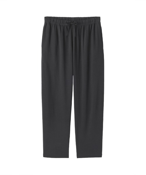MUJI Labo(ムジラボ)の「〔MUJI Labo〕男女兼用 スムースジャージーリラックスパンツ(その他パンツ・メンズ・ブラック/ダークブラウン/ダークグレー・S/M/L)」の2枚目の写真