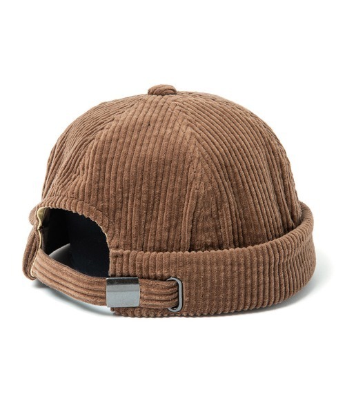 430（フォーサーティ）の「mko13039-CORD FISHERMAN CAP フィッシャーマンキャップ(25-165)（キャップ・メンズ・アイボリー/ブラック/ブラウン・FREE）」の5枚目の写真