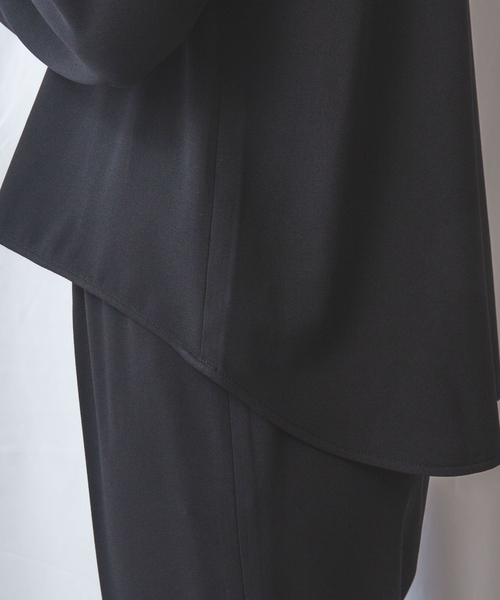 NARACAMICIE(ナラカミーチェ)の「【NARACAMICIE】【セットアップ対応】長袖プルオーバー(シャツ/ブラウス・レディース・ブラウン/ブラック・M/XL)」の12枚目の写真