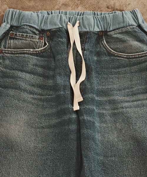 ALL RUNS(オールランズ)の「SIDE LINE DENIM PANTS デニムパンツ(デニムパンツ・メンズ・ブルー系3/ブルー系5/ブルー系1/ブルー系4/ブルー系2・FREE)」の11枚目の写真