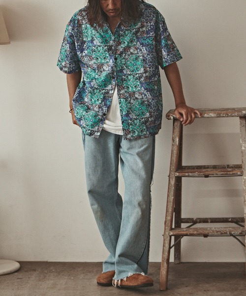 ALL RUNS(オールランズ)の「SIDE LINE DENIM PANTS デニムパンツ(デニムパンツ・メンズ・ブルー系3/ブルー系5/ブルー系1/ブルー系4/ブルー系2・FREE)」の18枚目の写真