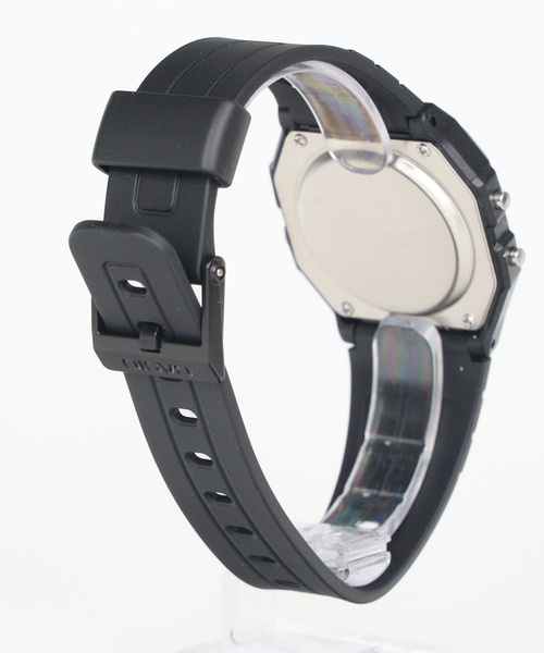 CASIO(カシオ)の「CASIO Collection / F-91W-3JH(デジタル腕時計・メンズ・ブラック×グリーン・FREE)」の5枚目の写真