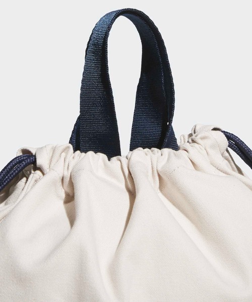 adidas（アディダス）の「チップ シュー サック バッグ【adidas Golf/アディダスゴルフ】（エコバッグ/サブバッグ・メンズ・ホワイト×ネイビー/ホワイト×グレー・FREE）」の7枚目の写真