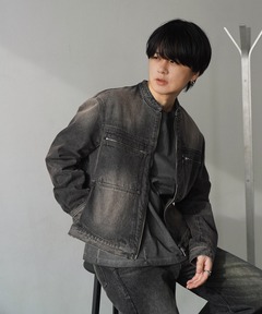リックオウエンス　シングルライダースジャケット 中古・古着通販】RICK OWENS (リックオウエンス) シングルライダース