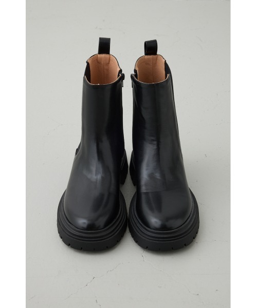 crie conforto（クリーコンフォルト）の「サイドゴアトラックソールブーツ　靴（ブーツ・レディース・ブラック/ブラウン・SMALL/MEDIUM/LARGE/LL）」の5枚目の写真