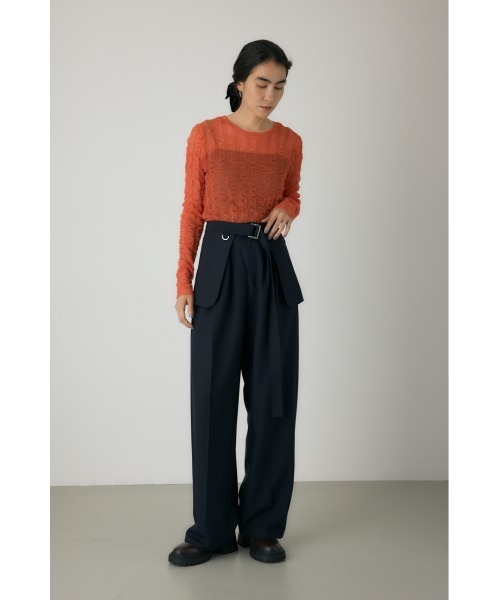 crie conforto（クリーコンフォルト）の「サイドゴアトラックソールブーツ　靴（ブーツ・レディース・ブラック/ブラウン・SMALL/MEDIUM/LARGE/LL）」の13枚目の写真