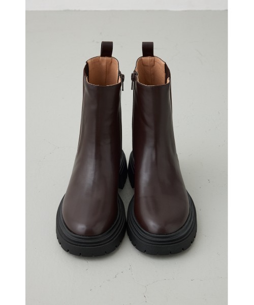 crie conforto（クリーコンフォルト）の「サイドゴアトラックソールブーツ　靴（ブーツ・レディース・ブラック/ブラウン・SMALL/MEDIUM/LARGE/LL）」の16枚目の写真