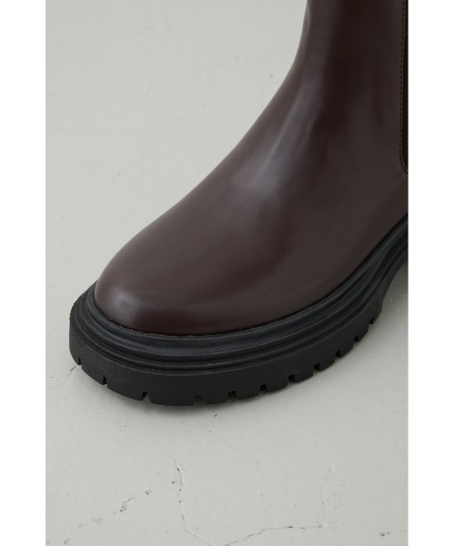 crie conforto（クリーコンフォルト）の「サイドゴアトラックソールブーツ　靴（ブーツ・レディース・ブラック/ブラウン・SMALL/MEDIUM/LARGE/LL）」の17枚目の写真