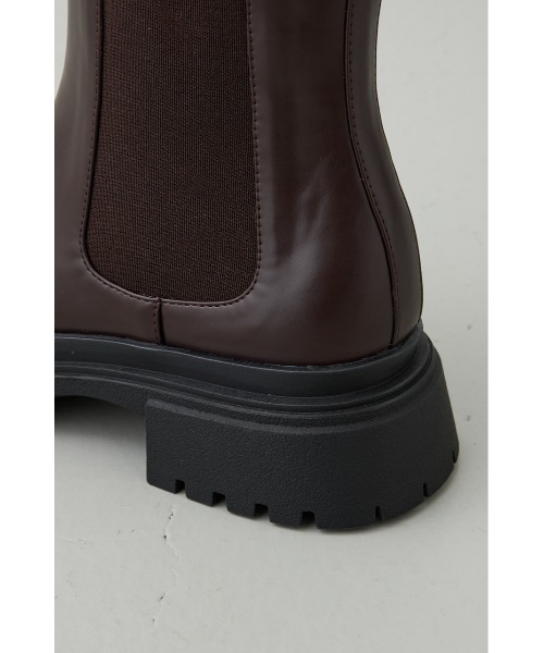 crie conforto（クリーコンフォルト）の「サイドゴアトラックソールブーツ　靴（ブーツ・レディース・ブラック/ブラウン・SMALL/MEDIUM/LARGE/LL）」の18枚目の写真